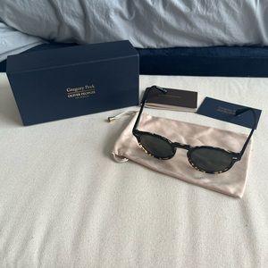 Oliver Peoples Gregory Peck sunglasses.